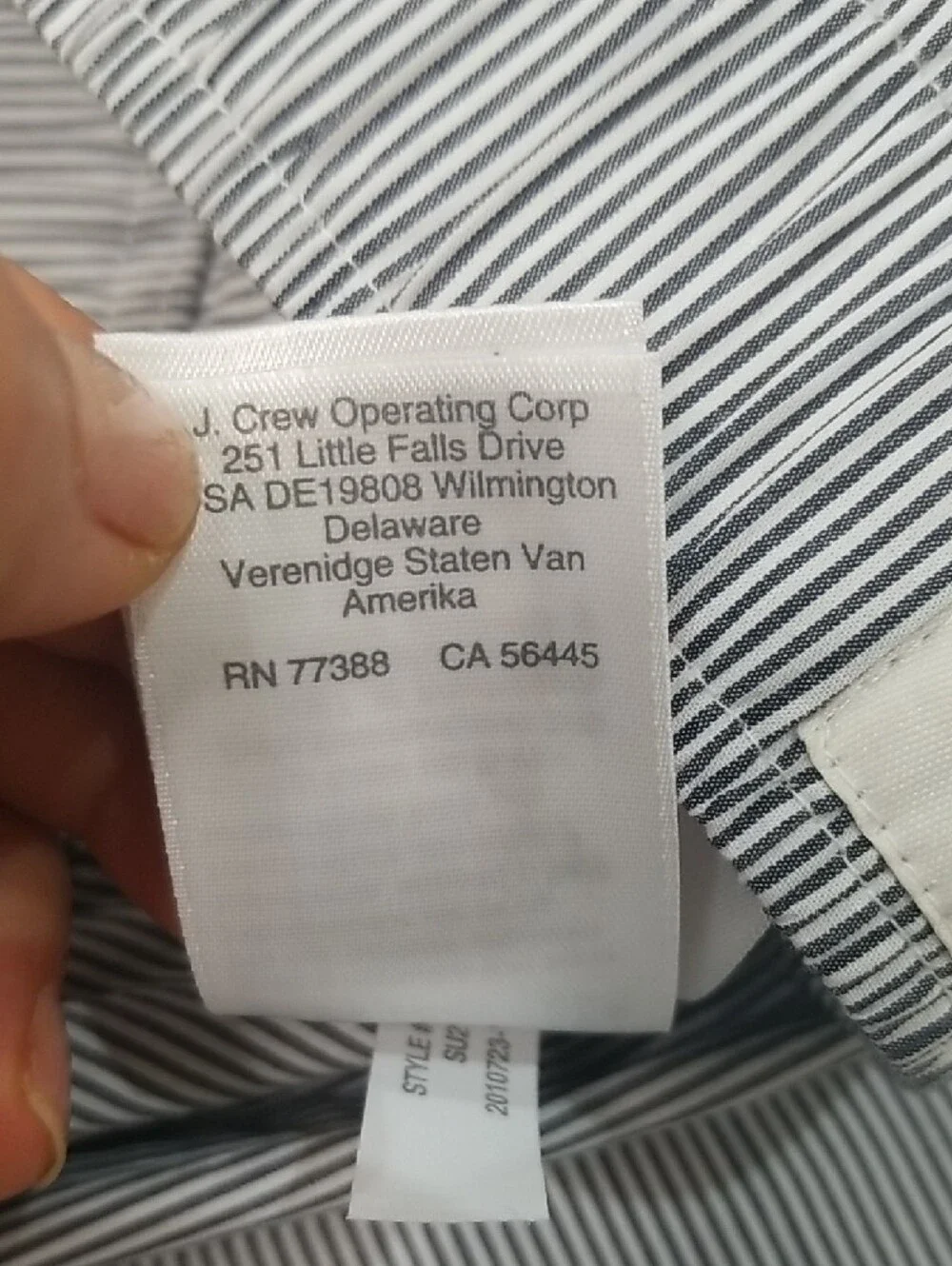 J. Crew  Gray And White Stripes  Wide-Leg Womens  Pants